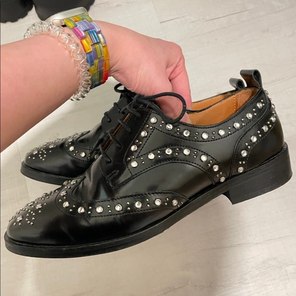 & OtherStories Leather Lace Up Shoes